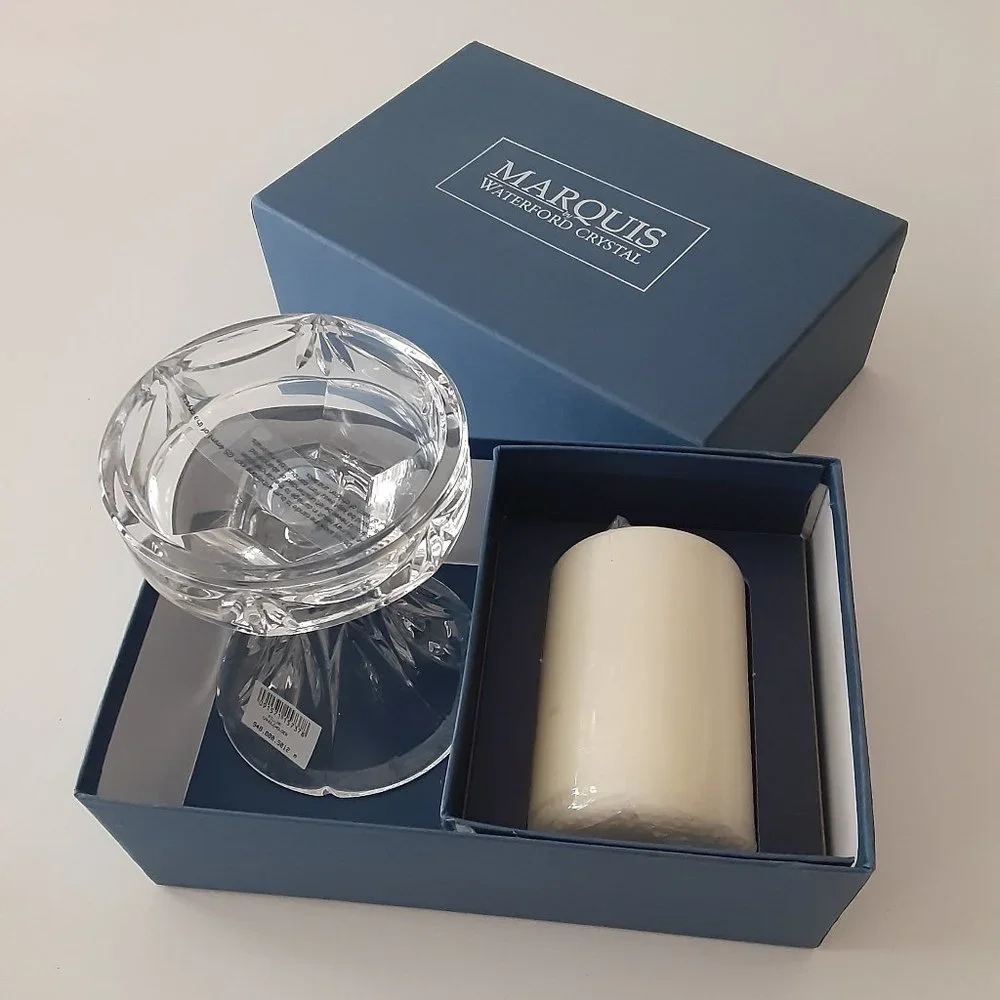 Marquis Waterford Crystal - made in Germany - Candle and Crystal Holder